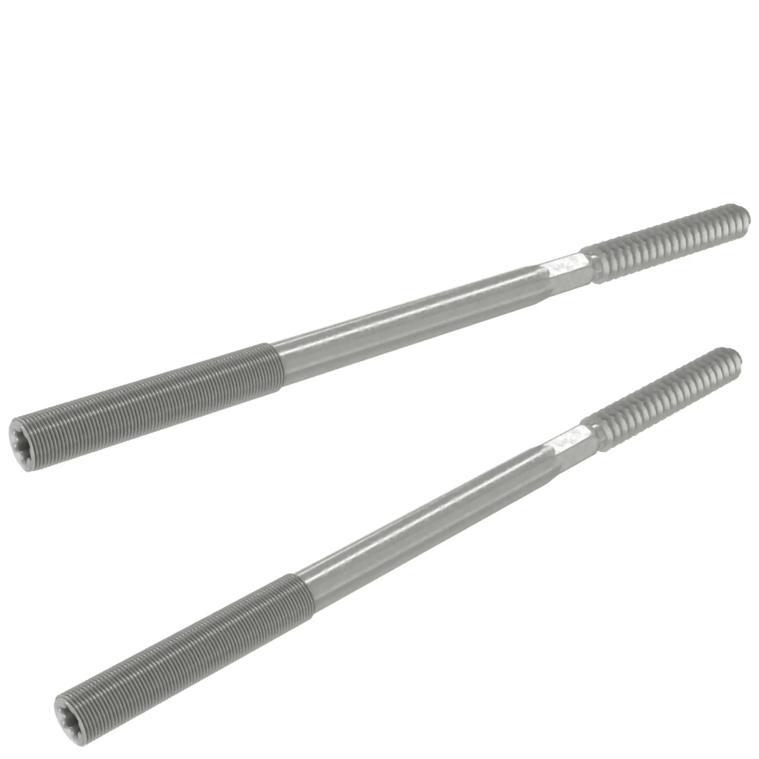Zambelli Stockschraube für Rohrschelle 140mm M10 Verzinkt Silber