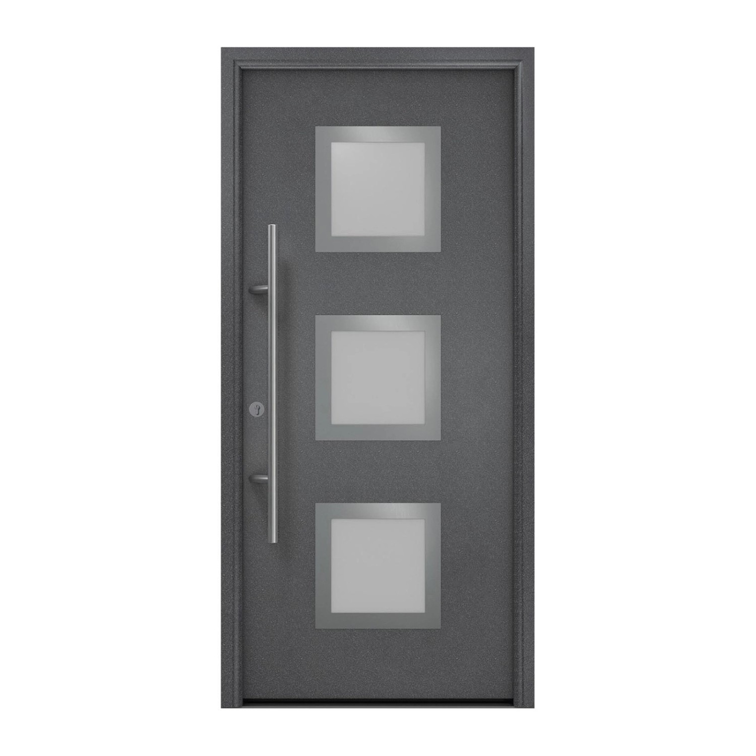 EcoStar Haustür Isopro Secur IPS 810S Anthrazitmetallic 110 cm x 210 cm DIN günstig online kaufen