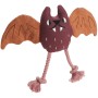 Hunter Hundespielzeug Rio Feldmaus lila mit Tau, 25 cm, für interaktiven Spielspaß und Zahnreinigung.