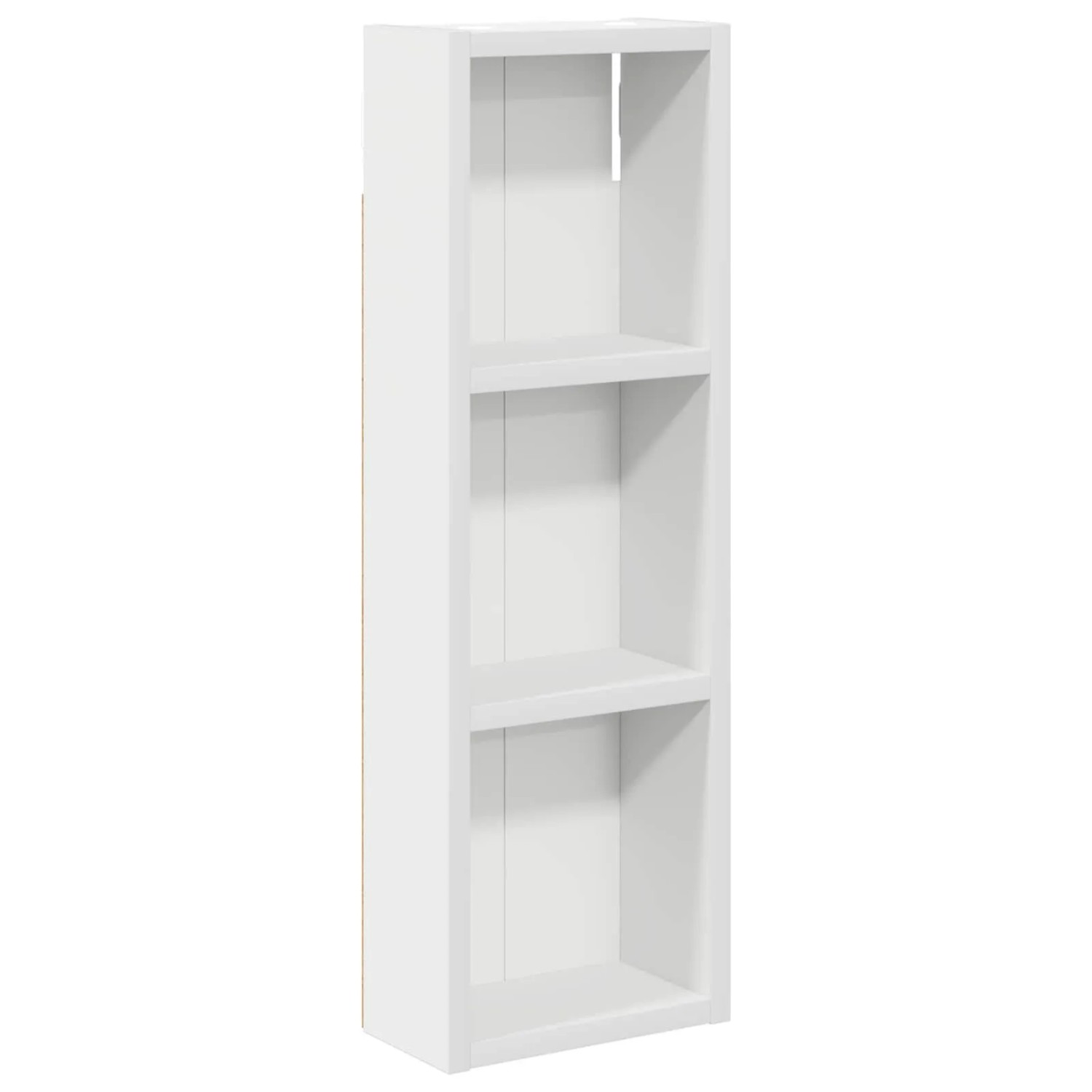 vidaXL Badezimmer-Wandschrank Weiß 20 x 10 x 60,5 cm Holzwerkstoff 889287
