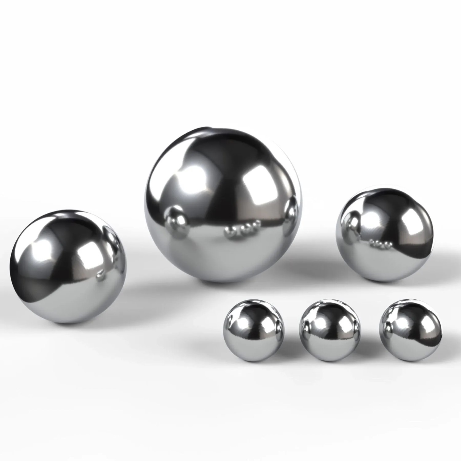 BigDean Dekokugeln Schwimmkugeln Silber Teichkugeln Für Teich Miniteich 6er Set Aus Edelstahl