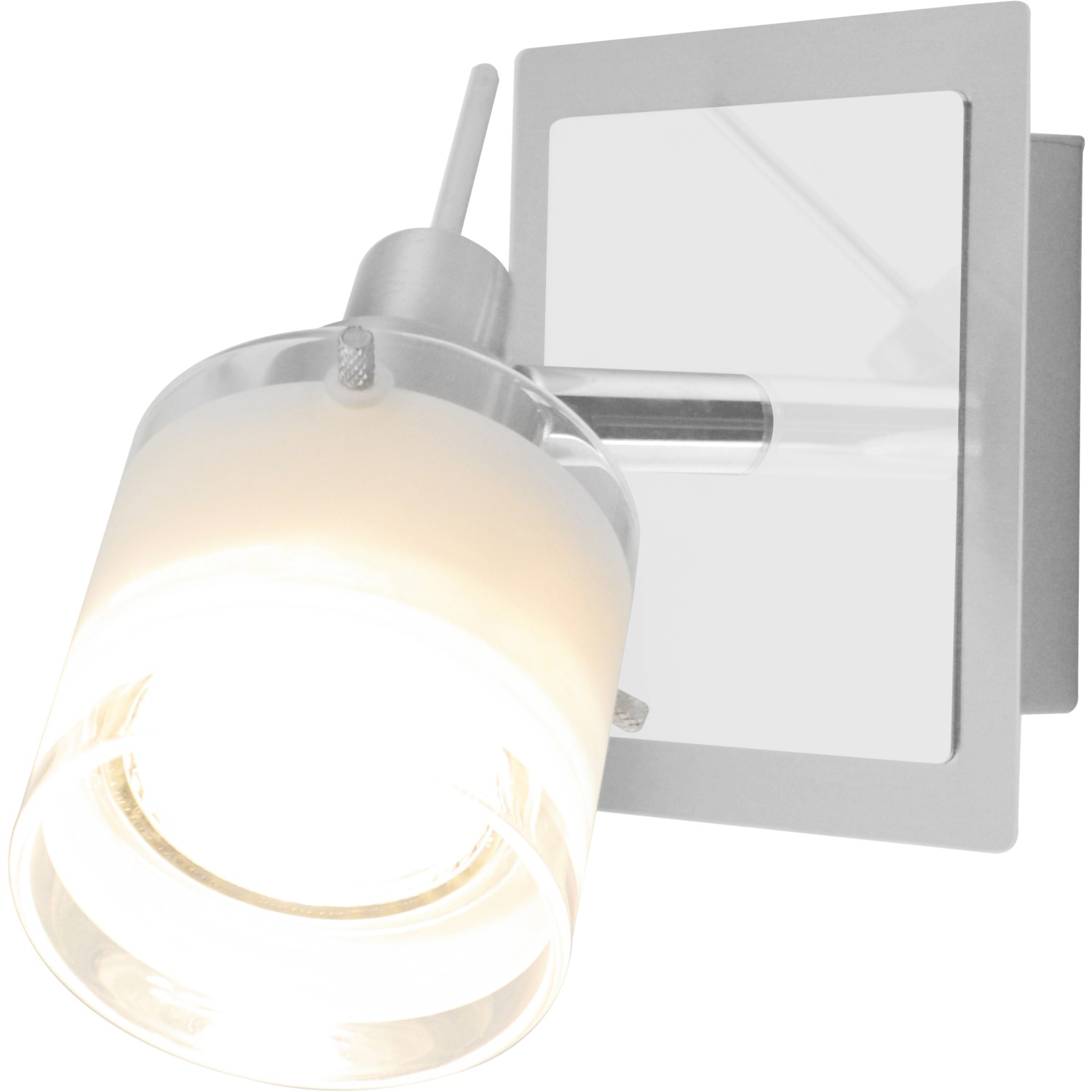 LED Spot Asola 1er Nickel matt inkl. GU10 Leuchtmittel
