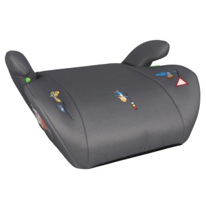 Cartrend Kindersitzerhöhung in Grau mit Seitenaufprallschutz und bequemer Polsterung.