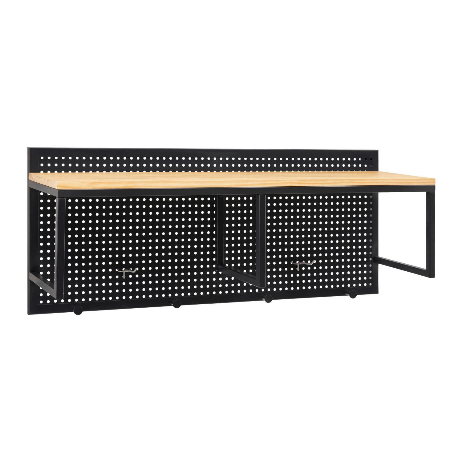 Bessagi Home Garderobe Lorenzo ca. 90x37 cm Metall/Kiefer