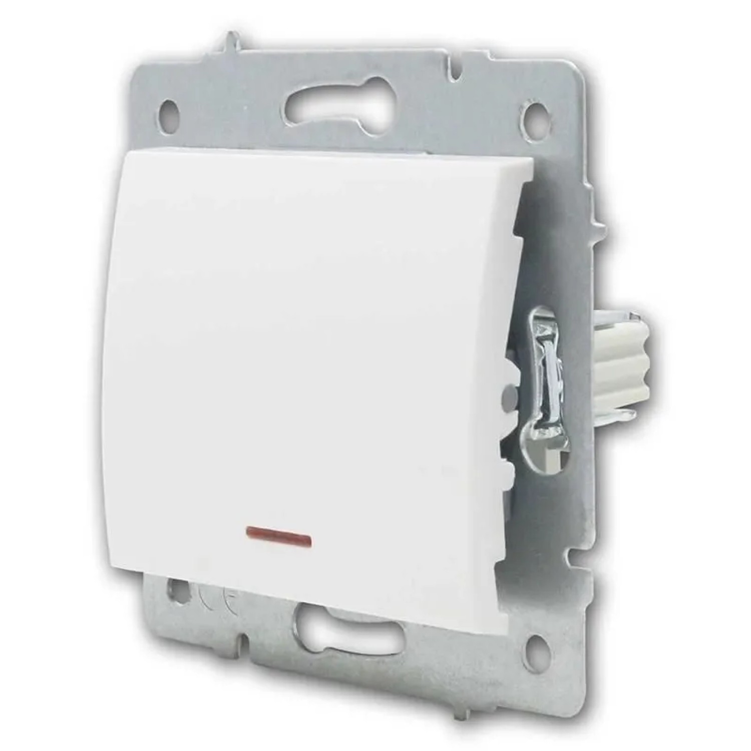 Kanlux LOGI Schalter mit LED Weiß 250V10A ohne Rahmen