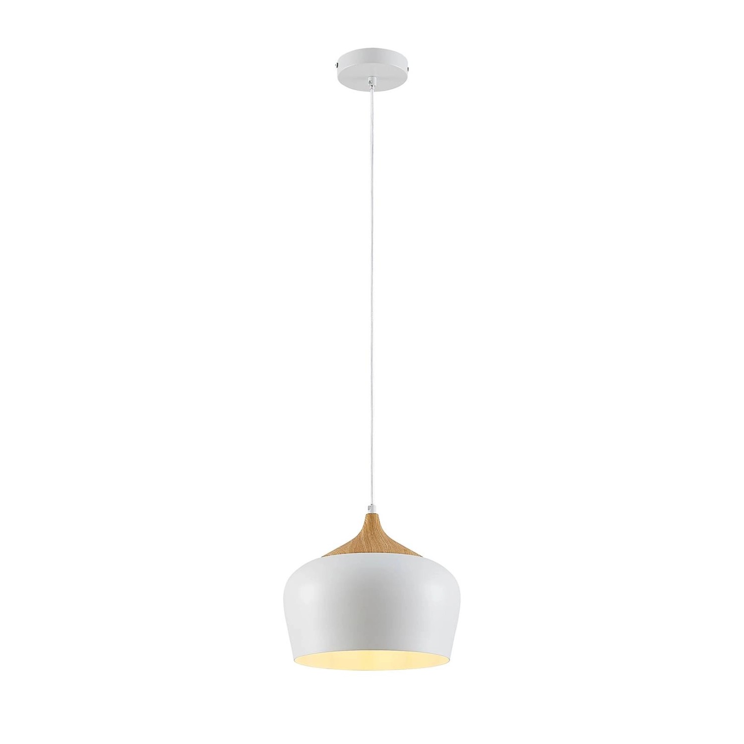Lindby Pendelleuchte Vilsera 9639306 Skandinavisch in Weiß aus Metall 1-fla günstig online kaufen