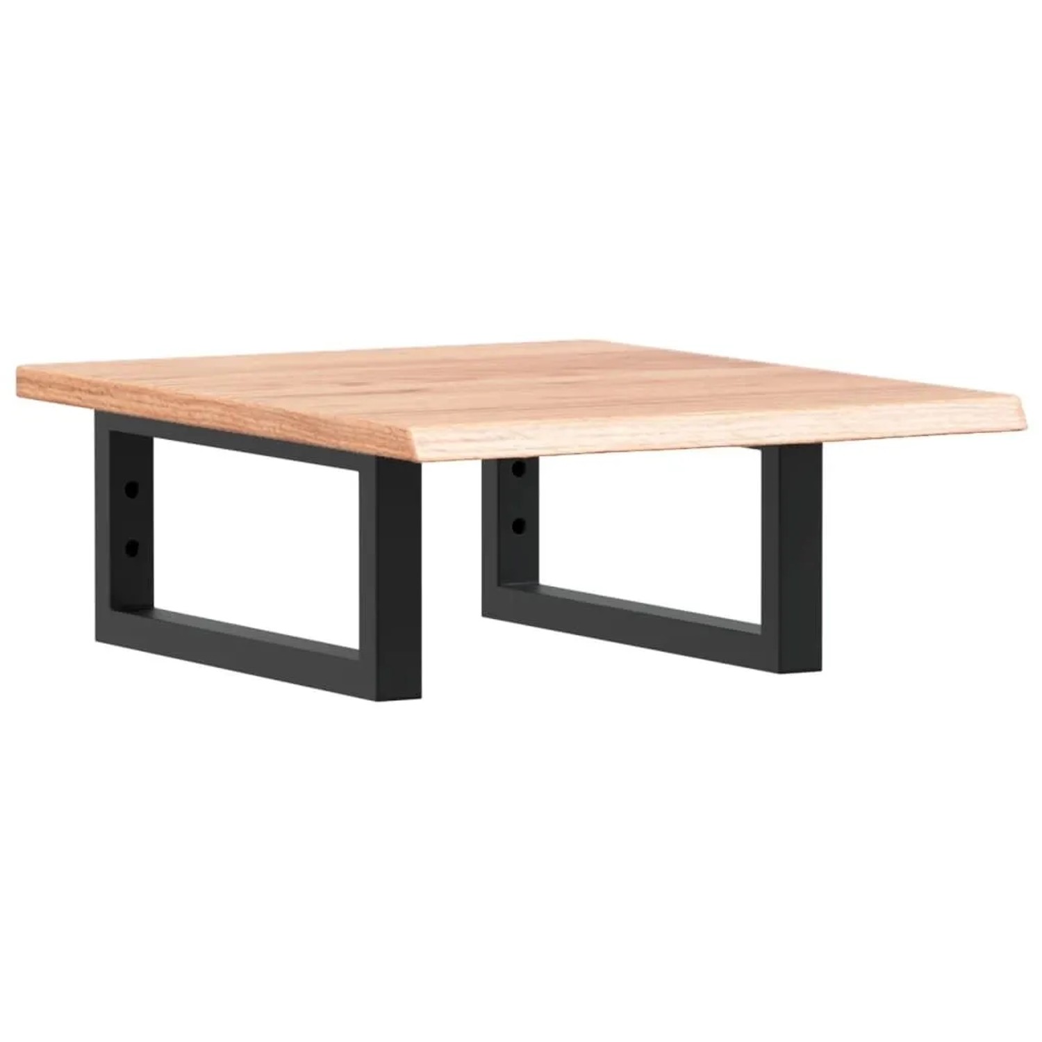 vidaXL Waschtischplatte mit Halterung Stahl und Massivholz Eiche 3302553 günstig online kaufen