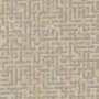PROFHOME Vliestapete mit grafischem Muster in Braun, Silber und Beige.