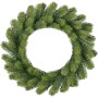 Grüner Nagano Kunsttannen Kranz aus PE, 45 cm Durchmesser. Dichte Nadeln für realistische Dekoration.