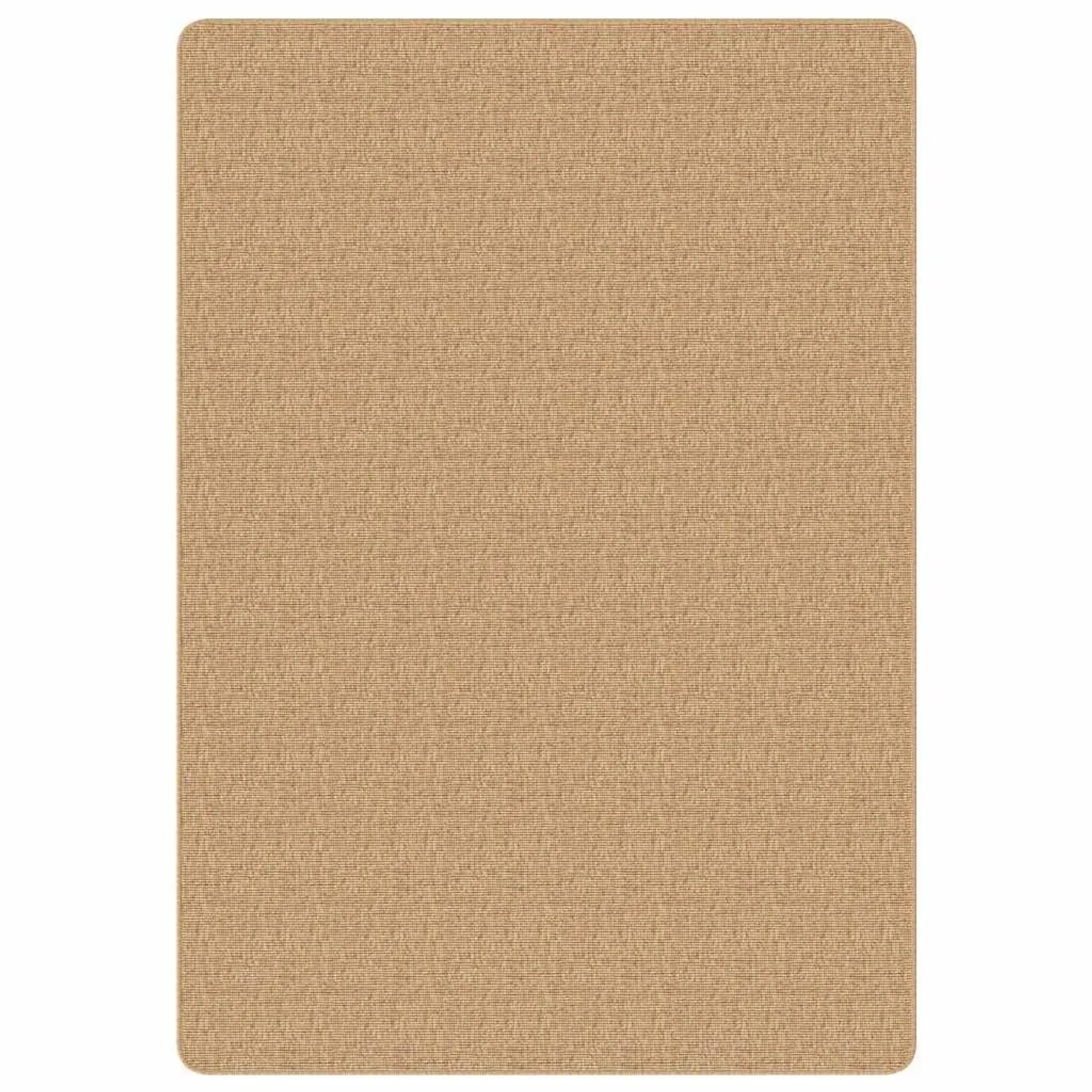 vidaXL Teppich Jute mit Latexrücken 160x230 cm Natur 245287