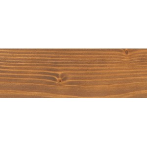 Holzbrett behandelt mit Osmo Dekorwachs Transparent Nussbaum, Detailaufnahme der Holzstruktur.