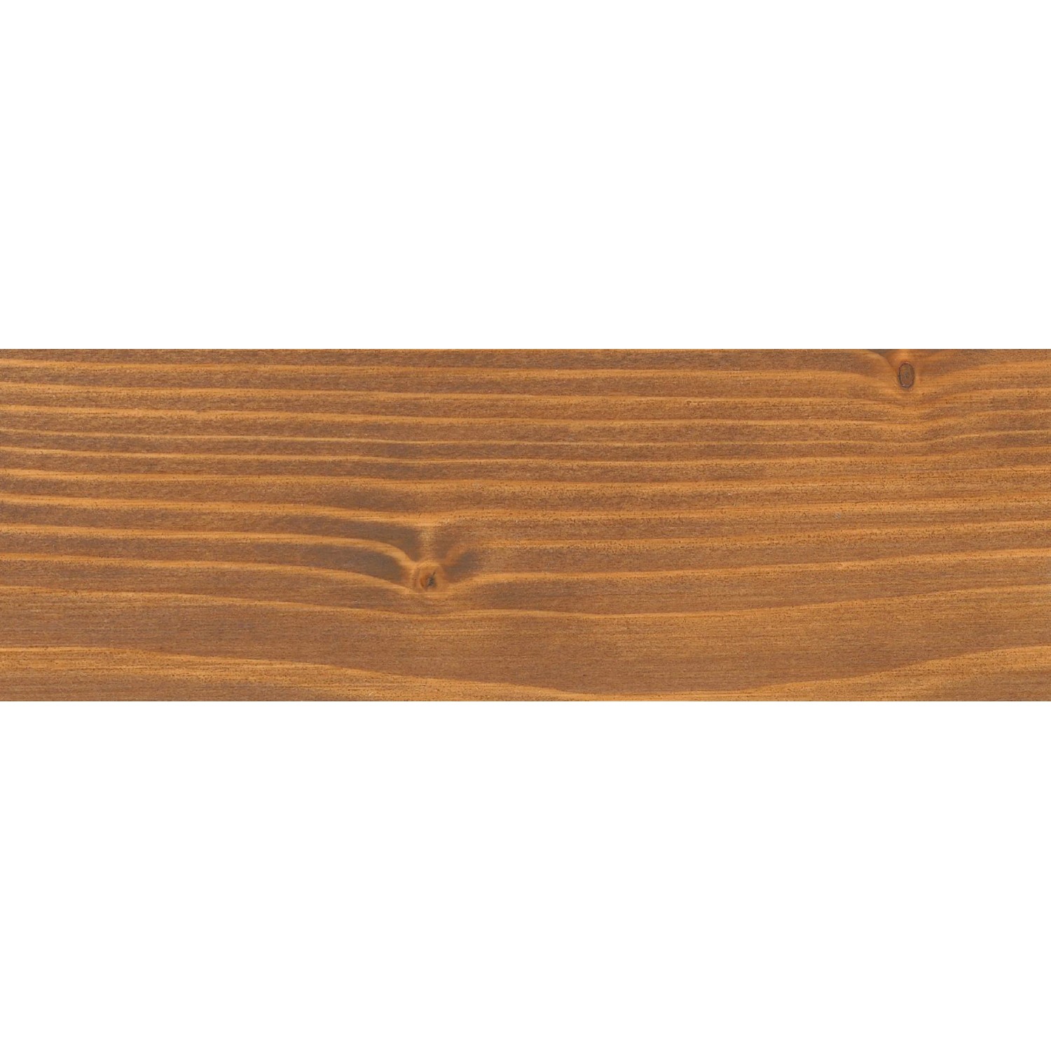 Holzbrett behandelt mit Osmo Dekorwachs Transparent Nussbaum, Detailaufnahme der Holzstruktur.