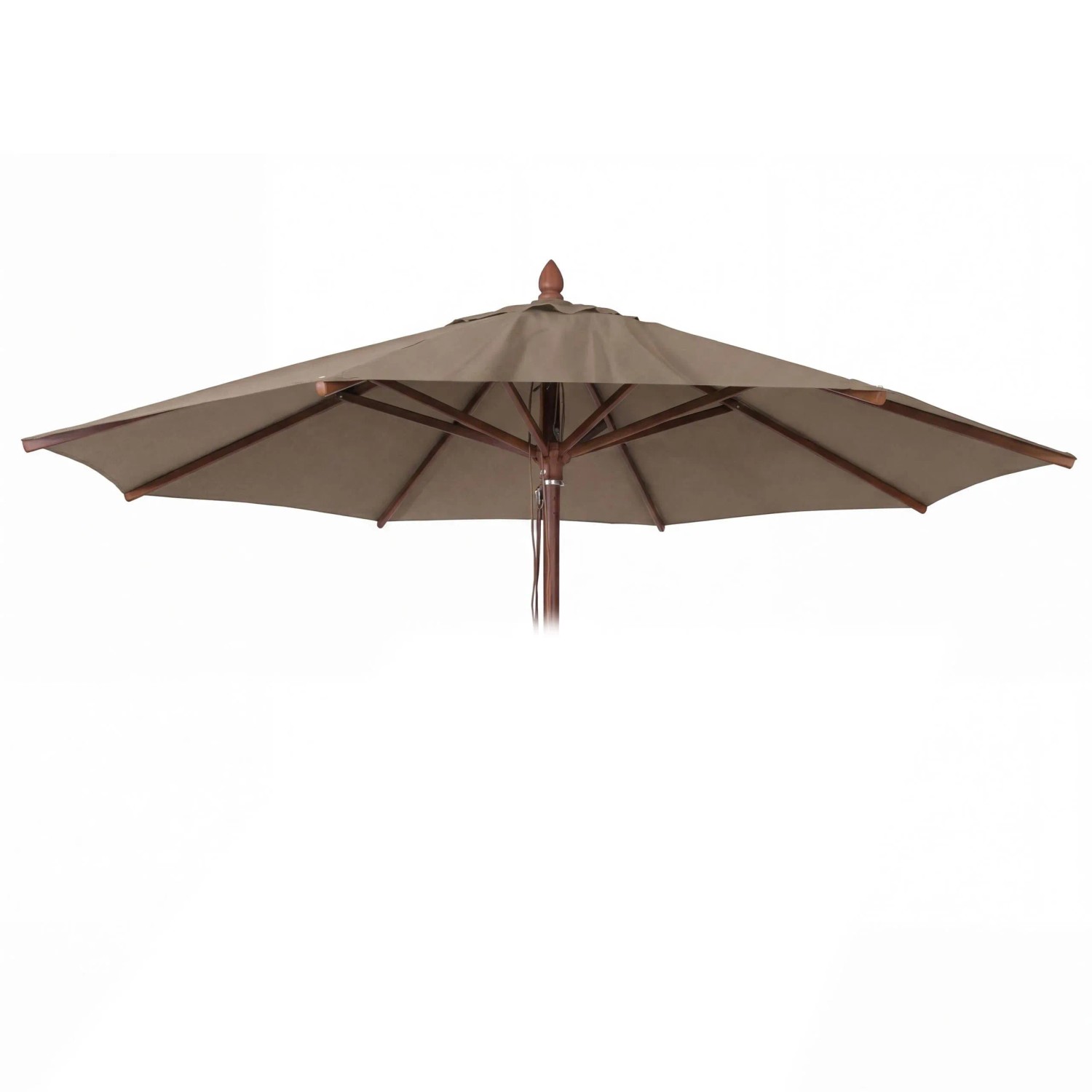 MCW Ersatz-Bezug Für Gastronomie Holz-Sonnenschirm C57b Rund Polyester Taupe