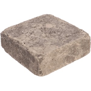 EHL Mauerstein Verona Antik, grau-anthrazit nuanciert, 20x20x7 cm. Mauerstein für rustikale Gartenmauern.