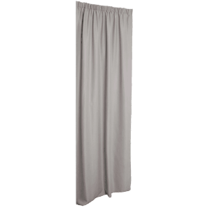 Moondream Wärmeschutzvorhang Cocoon mit Faltenband 135 cm x 250 cm Hellgrau