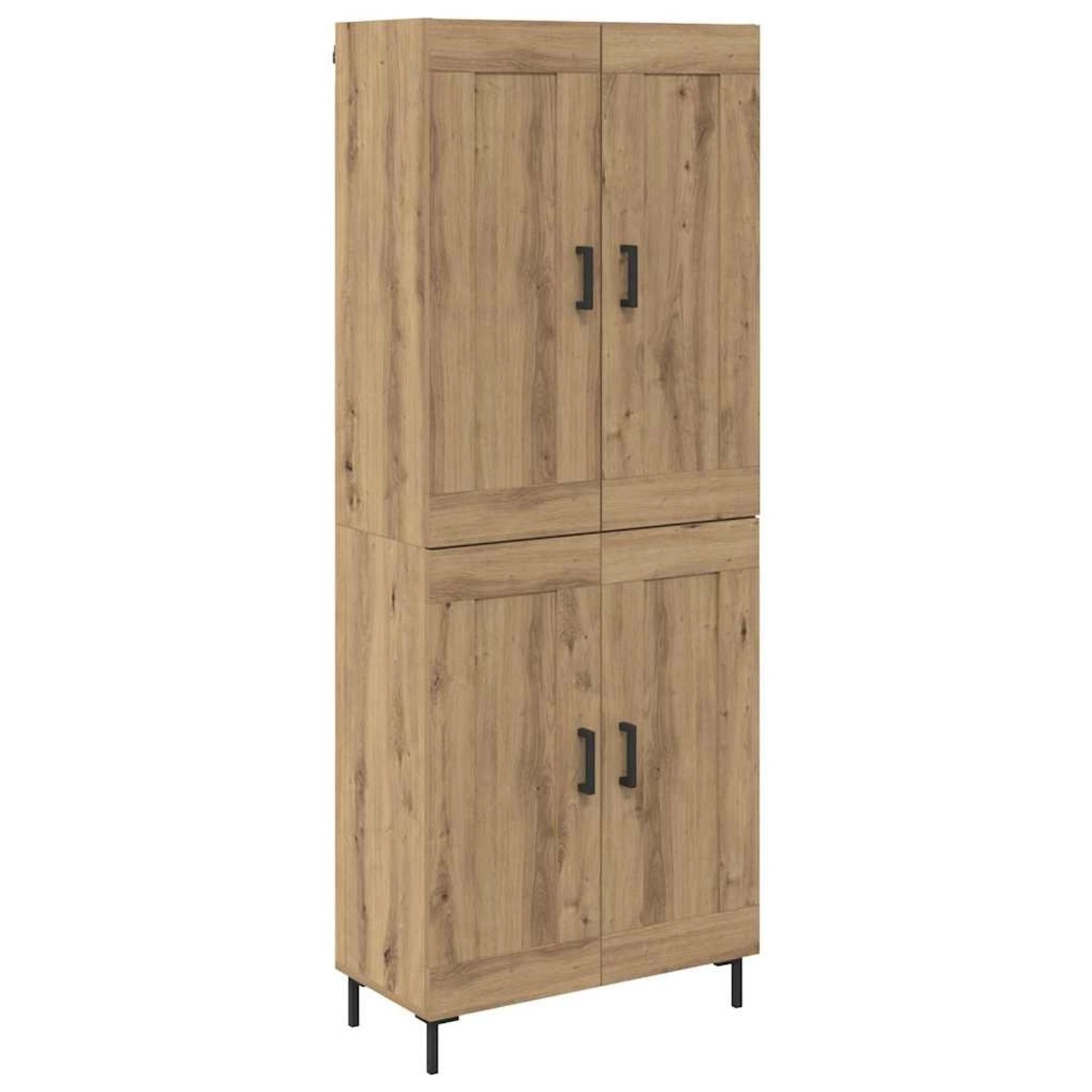 vidaXL Highboard Artisan-Eiche 69,5 x 34 x 180 cm Holzwerkstoff 3415912 günstig online kaufen