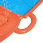 Bestway H2OGO! Wasserrutsche für 2 Personen, Detailaufnahme des Landebecken und der blauen Rutschfläche.