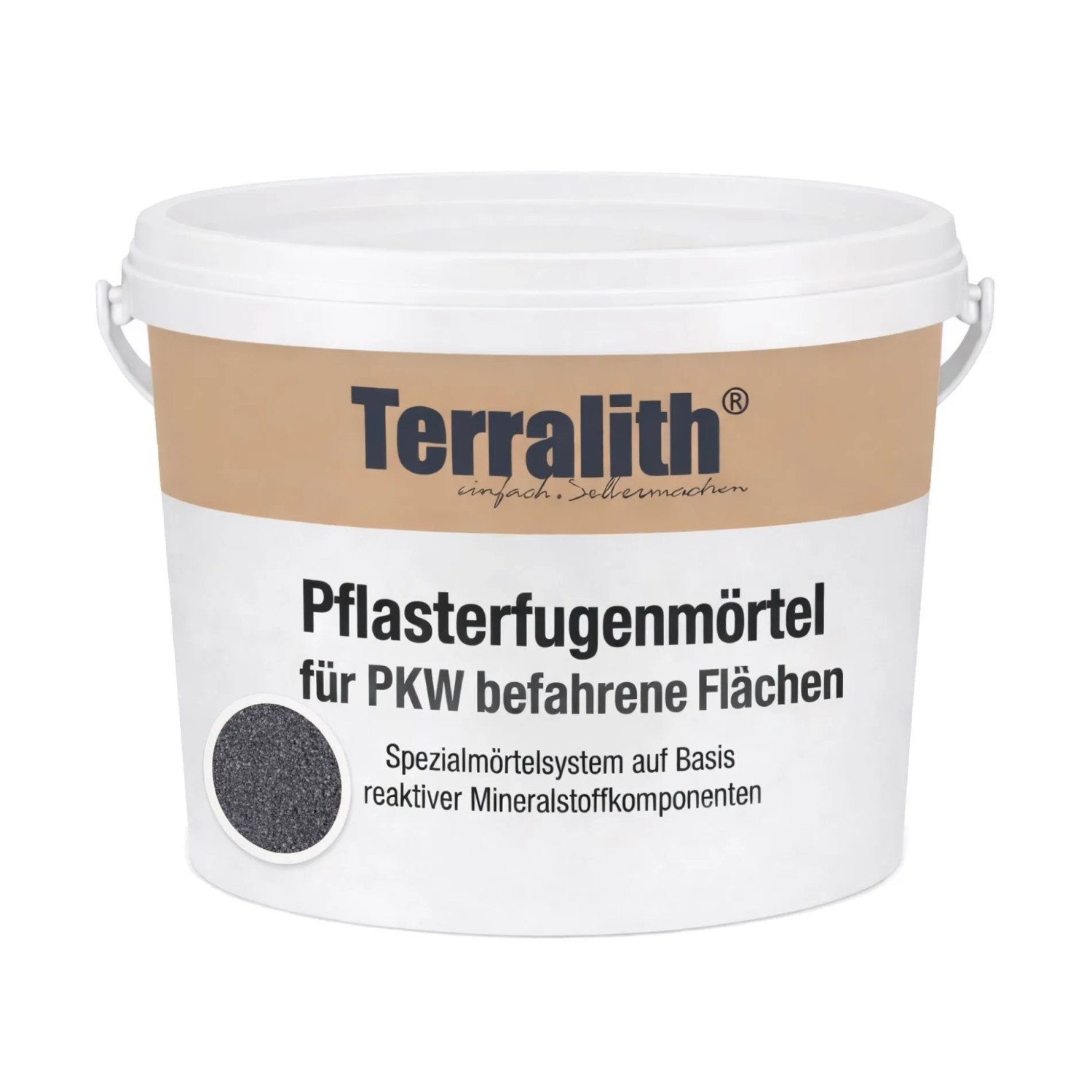 Terralith 2k Pflasterfugenmörtel Lkw 26,5 kg Anthrazit Basalt