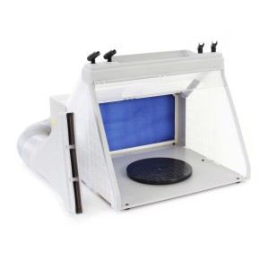 Wiltec Komplett Set Airbrush Absauganlage 4M³/Min 52Db Absaugung Paint Station