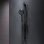 AM.PM X-Joy Duschset, Brauseset mit Handbrause, Duschstange und Kopf in Schwarz.