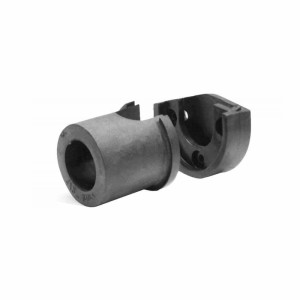Boni-Shop Schallschutzset Wandwinkel, 1/2 Zoll, Kunststoff, Schwarz, für Pressfittings.