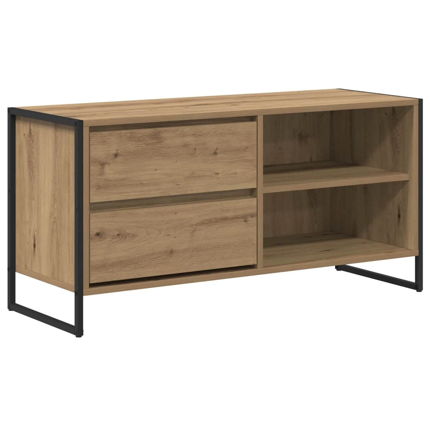 vidaXL TV-Schränk Kunsthandwerk Eiche 100 x 36 x 49,5 cm Holzwerkstoff 8865 günstig online kaufen