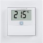 Homematic IP Temperatur- und Luftfeuchtigkeitssensor mit Display für Innenräume.
