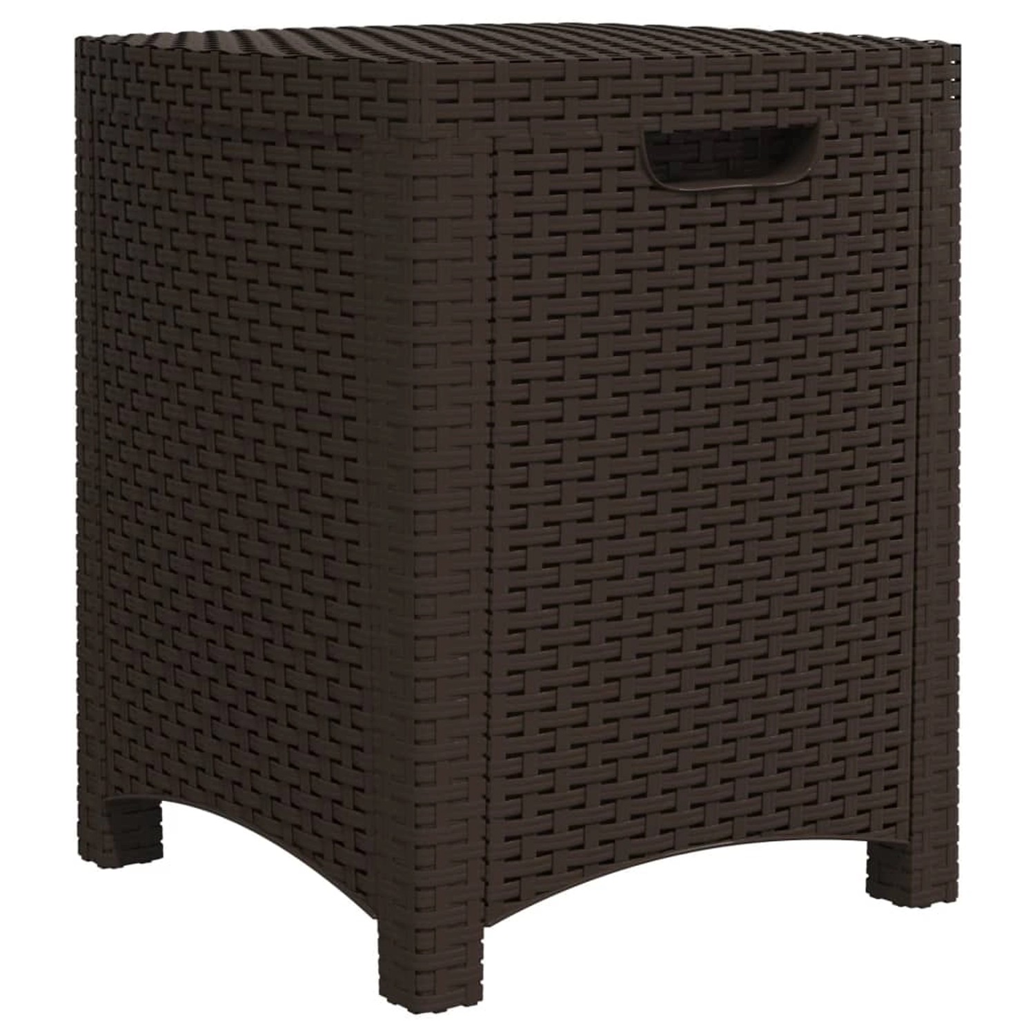 Vidaxl Garten-aufbewahrungsbox 39x39x46 Cm Pp Rattan Braun günstig online kaufen