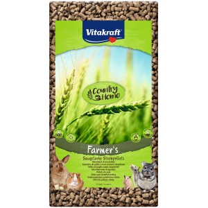 Vitakraft Farmer's Strohpellets für Nager, 8kg Packung. Saugfähige Nagerstreu aus Stroh.