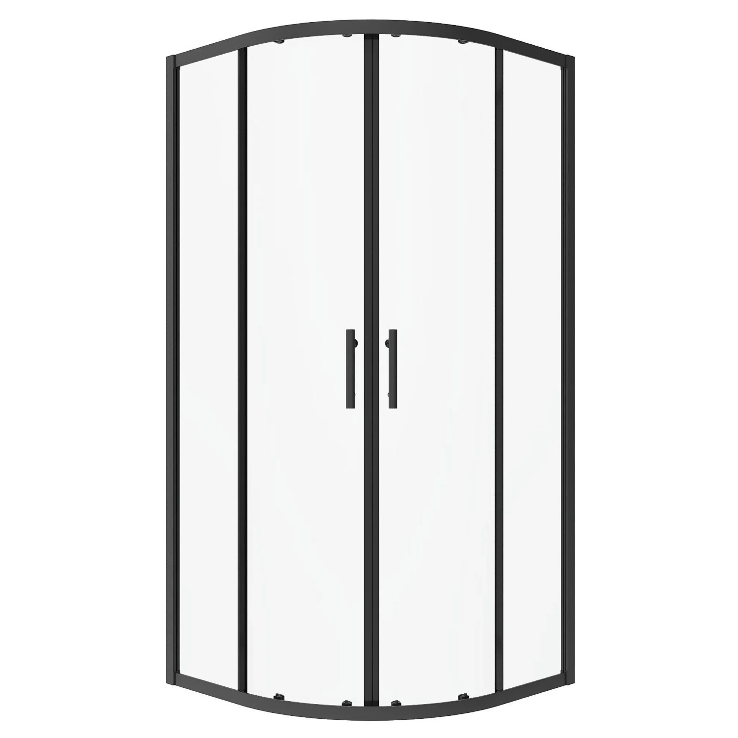 Aquabatos Viertelkreis-Duschkabine Runddusche 6 mm ESG Sicherheitsglas Dusc günstig online kaufen