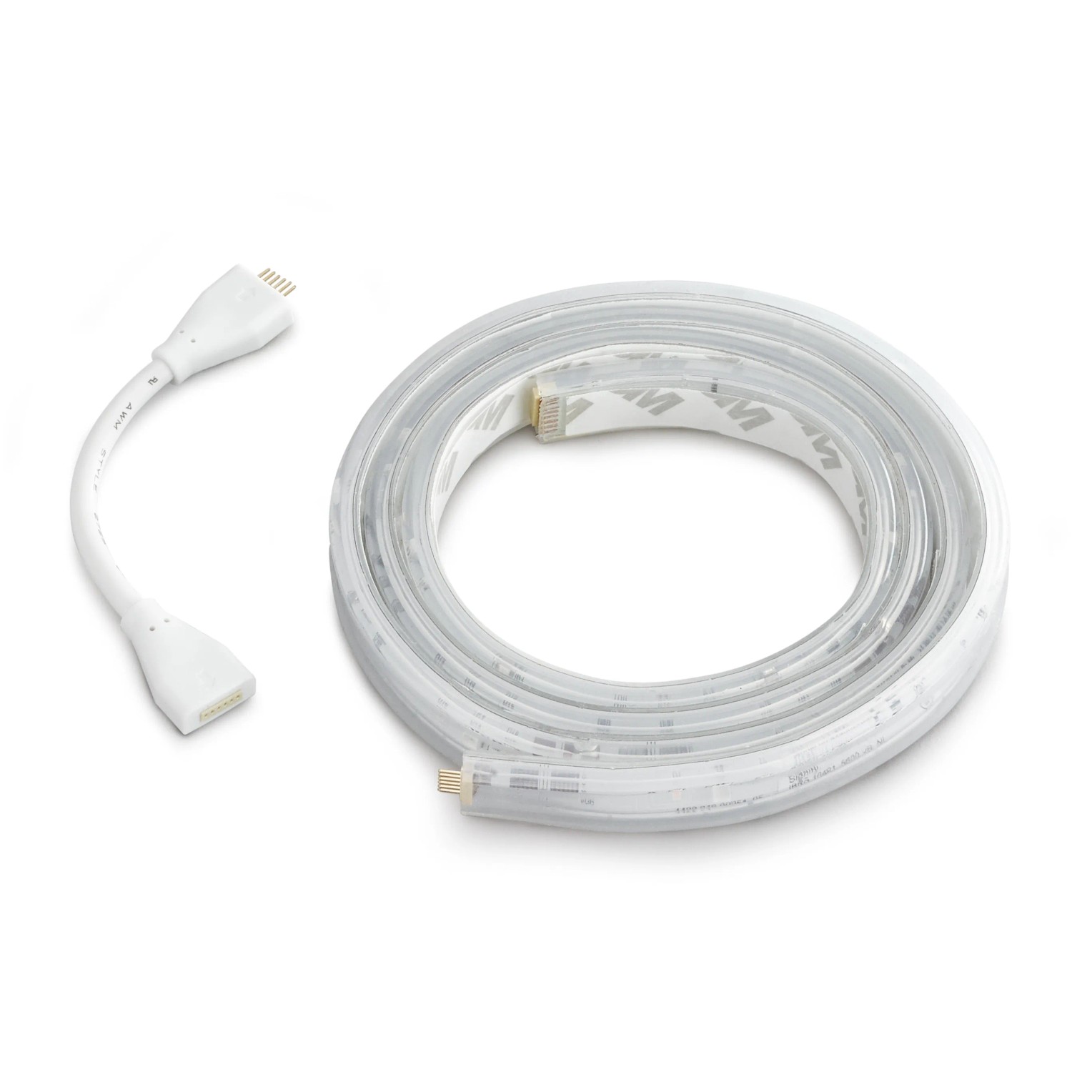 Philips Hue Lightstrip Plus 1m Erweiterung, flexibles LED Lichtband für indirekte Beleuchtung.