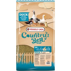 Versele-Laga Country's Best Duck 3 Pellet, 5kg, Alleinfutter für Enten, Gänse und Schwäne.