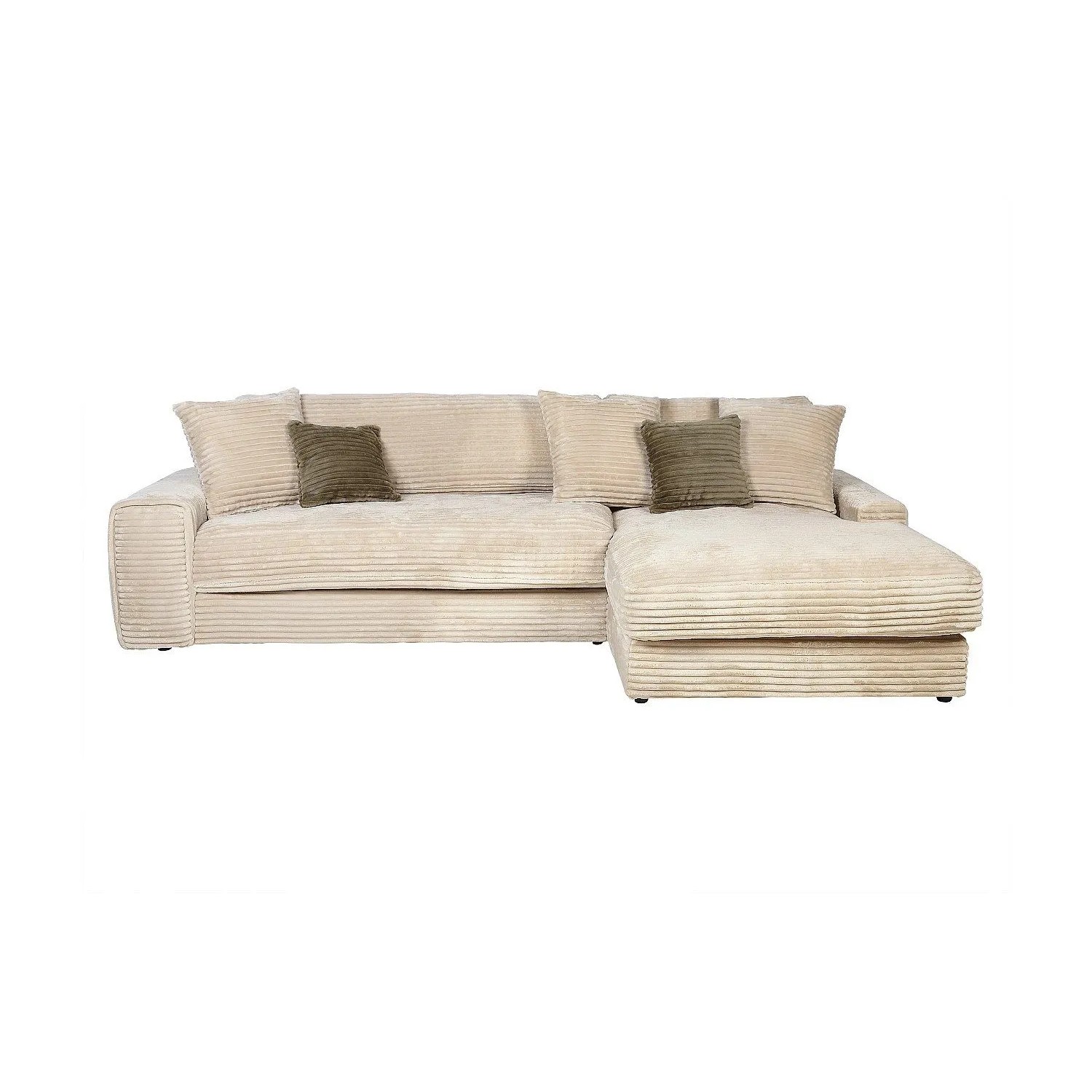 Vente-unique Sofa Ohne Schlafmöglichkeit Calazo Beige 307 cm