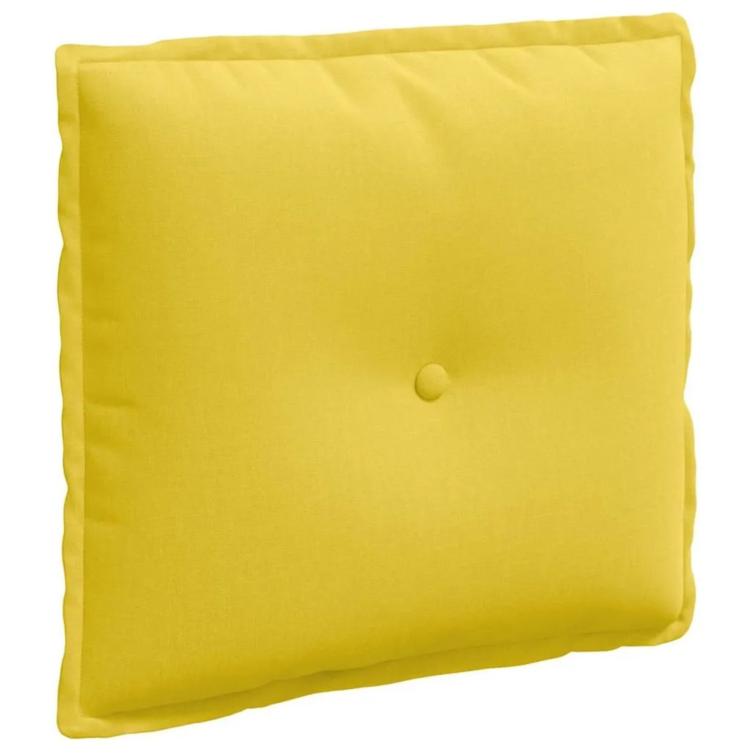 vidaXL Rückenkissen Helles Gelb 50 x 19 x 45 cm Stoff 42014624
