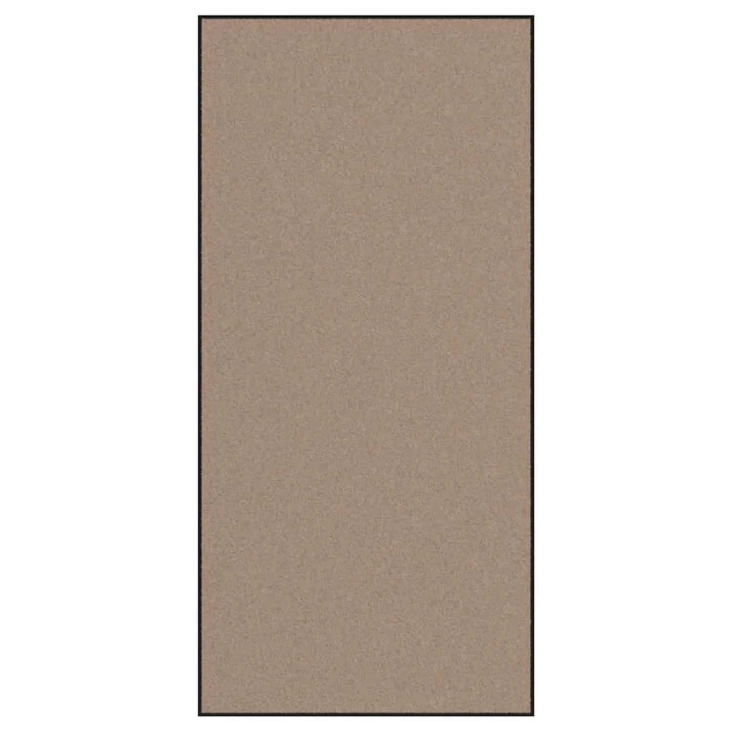 vidaXL Fußmatte Beige und Schwarz 120 x 250 cm Polypropylen und Vinyl 41007 günstig online kaufen