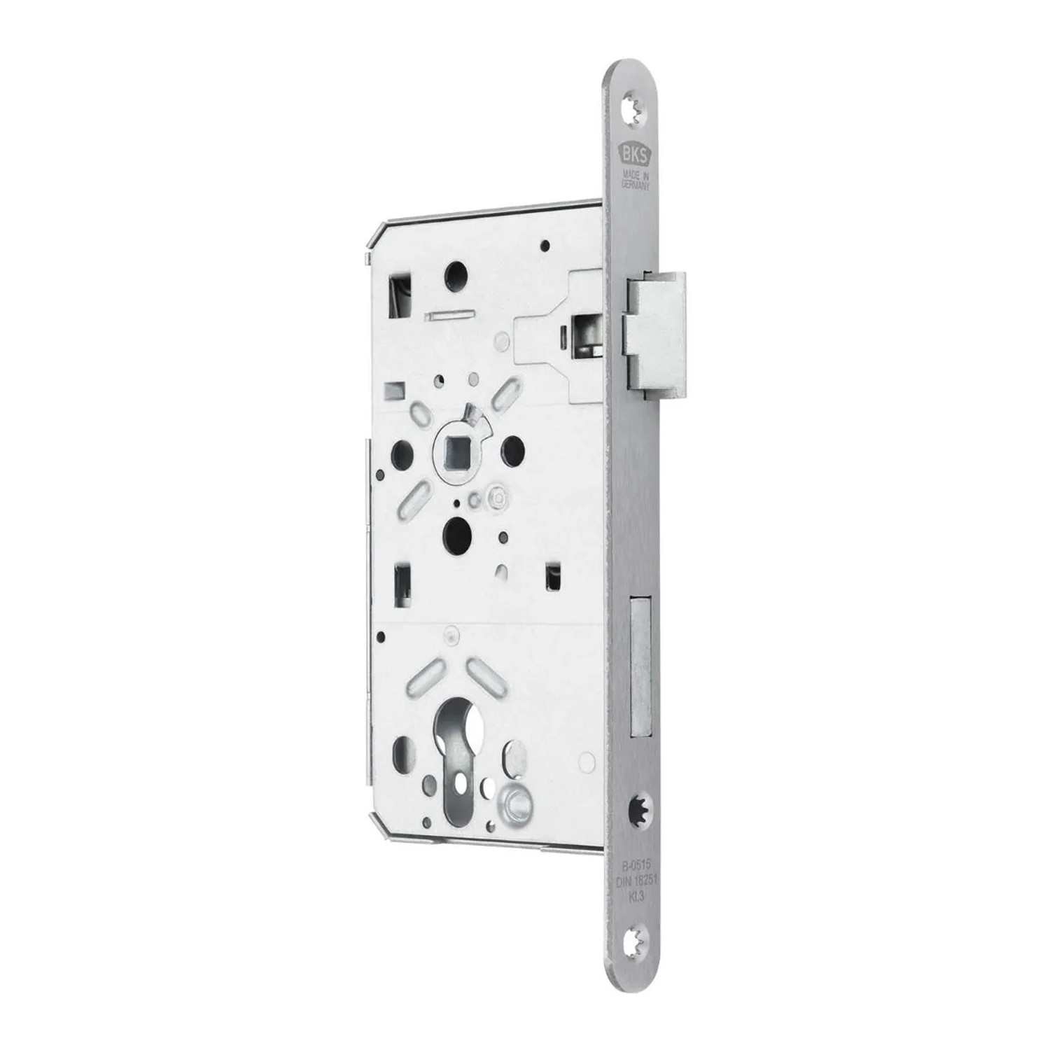 SOTECH BKS Türschloss 0515 PZ Schloss Klasse 3 Dornmaß 55 mm Stulp 20 mm DIN Rechts Entfernung 72 mm