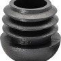 Schwarzer Wagner Gleiter EH 0054 für Stahlrohrmöbel, Ø 2,5 cm, 4er-Set.