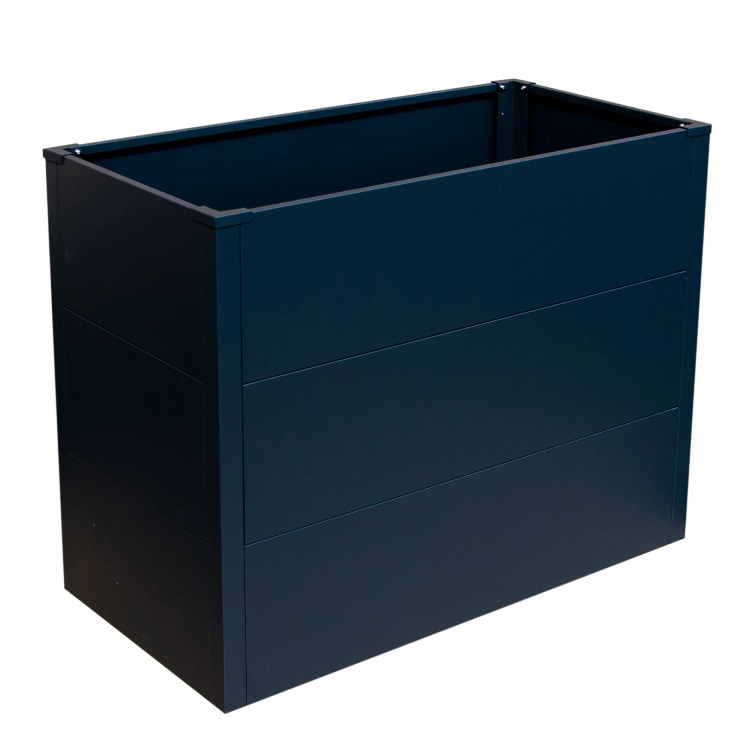 T&J Metall-Hochbeet Elke 100 cm x 50 cm x 77 cm Anthrazit