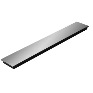 Fackelmann Magnetleiste Tecno, silberne Küchenleiste zur Wandmontage ohne Bohren.