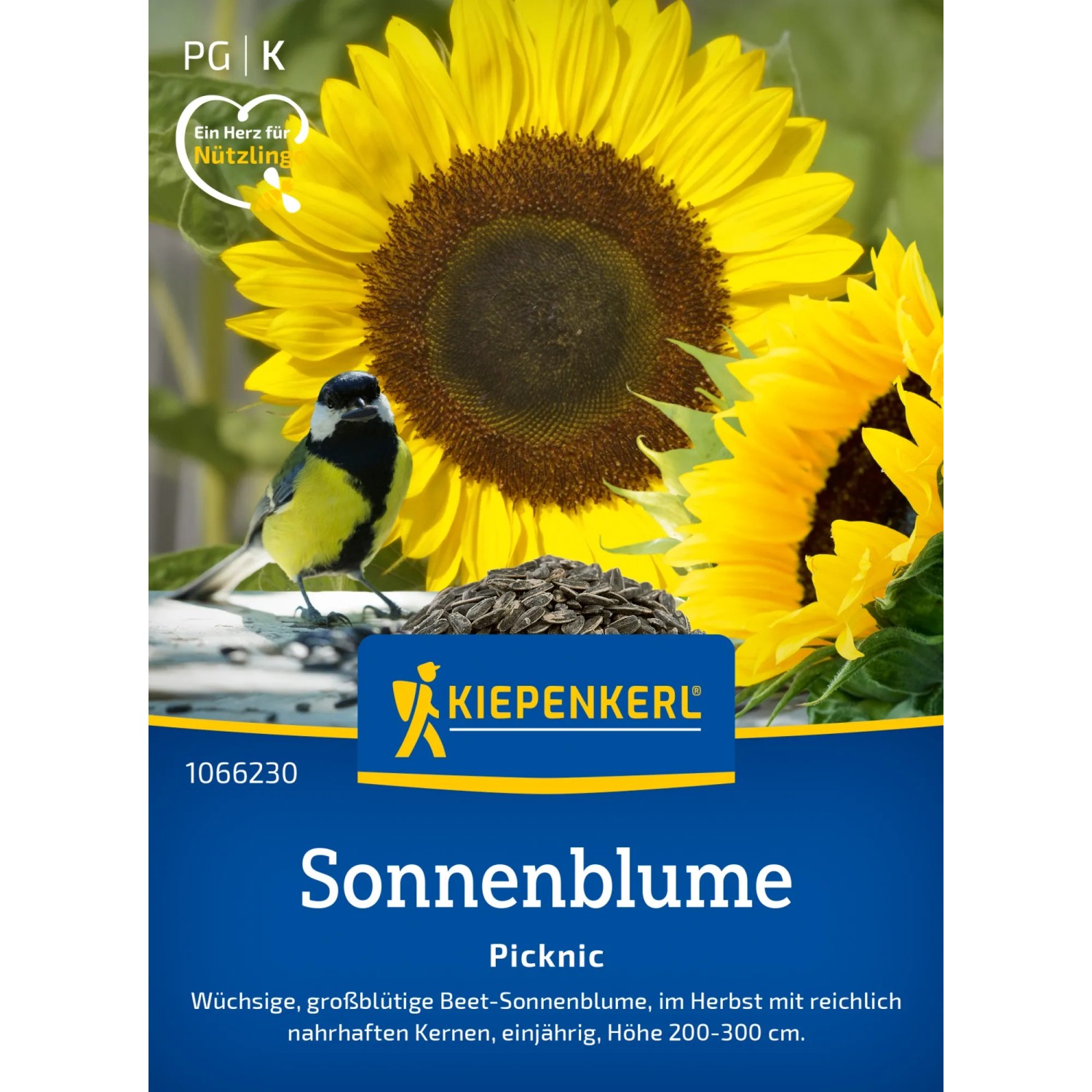 Kiepenkerl Haustierfutter "Vogel- Sonnenblume" Helianthus annuus