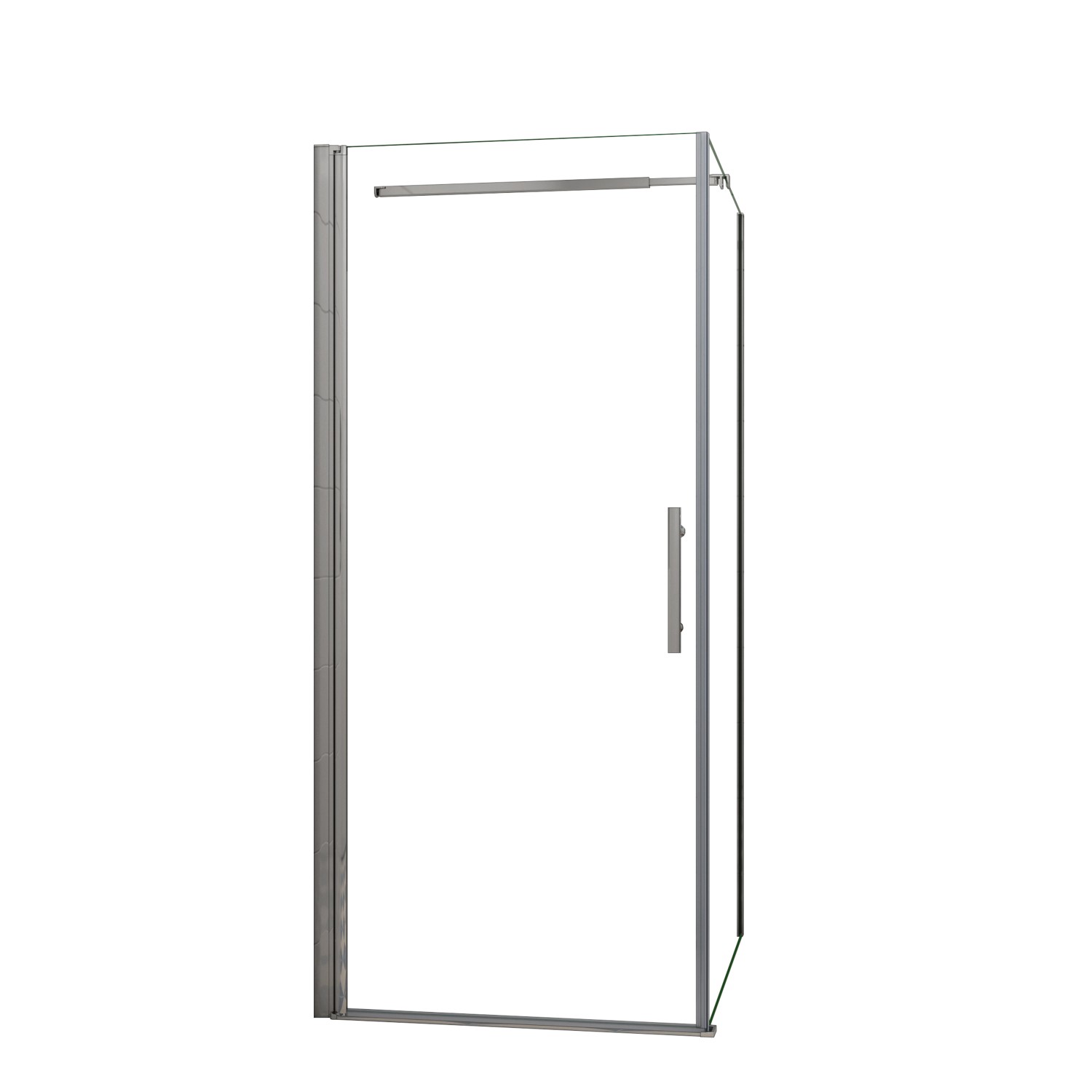 AICA Eckeinstieg Tür x Seitenwand 90x80cm Höhe 185cm Duschkabine Schwingtür günstig online kaufen