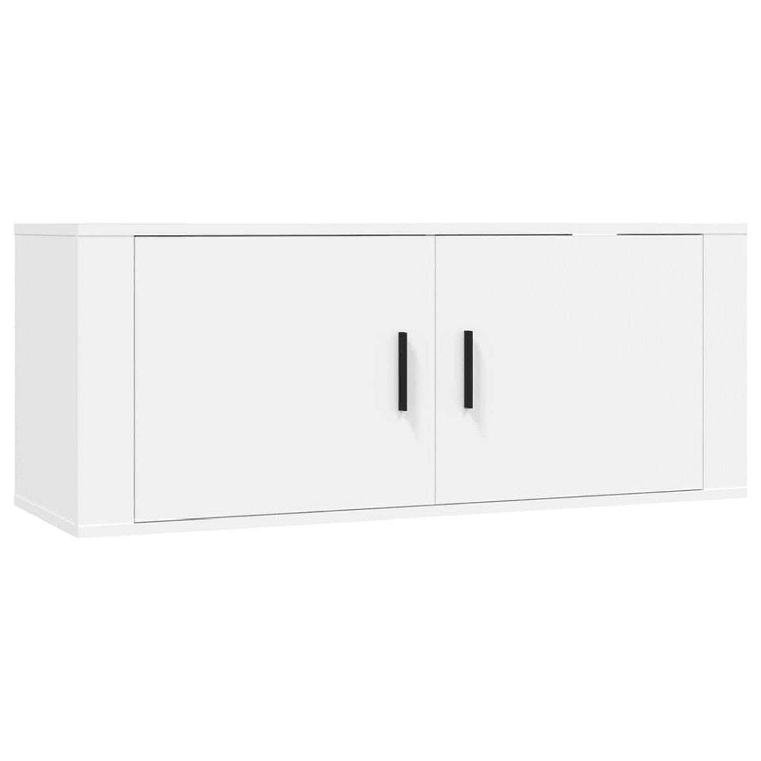 vidaXL TV-Wandschrank Weiß 100x34,5x40 cm 816632