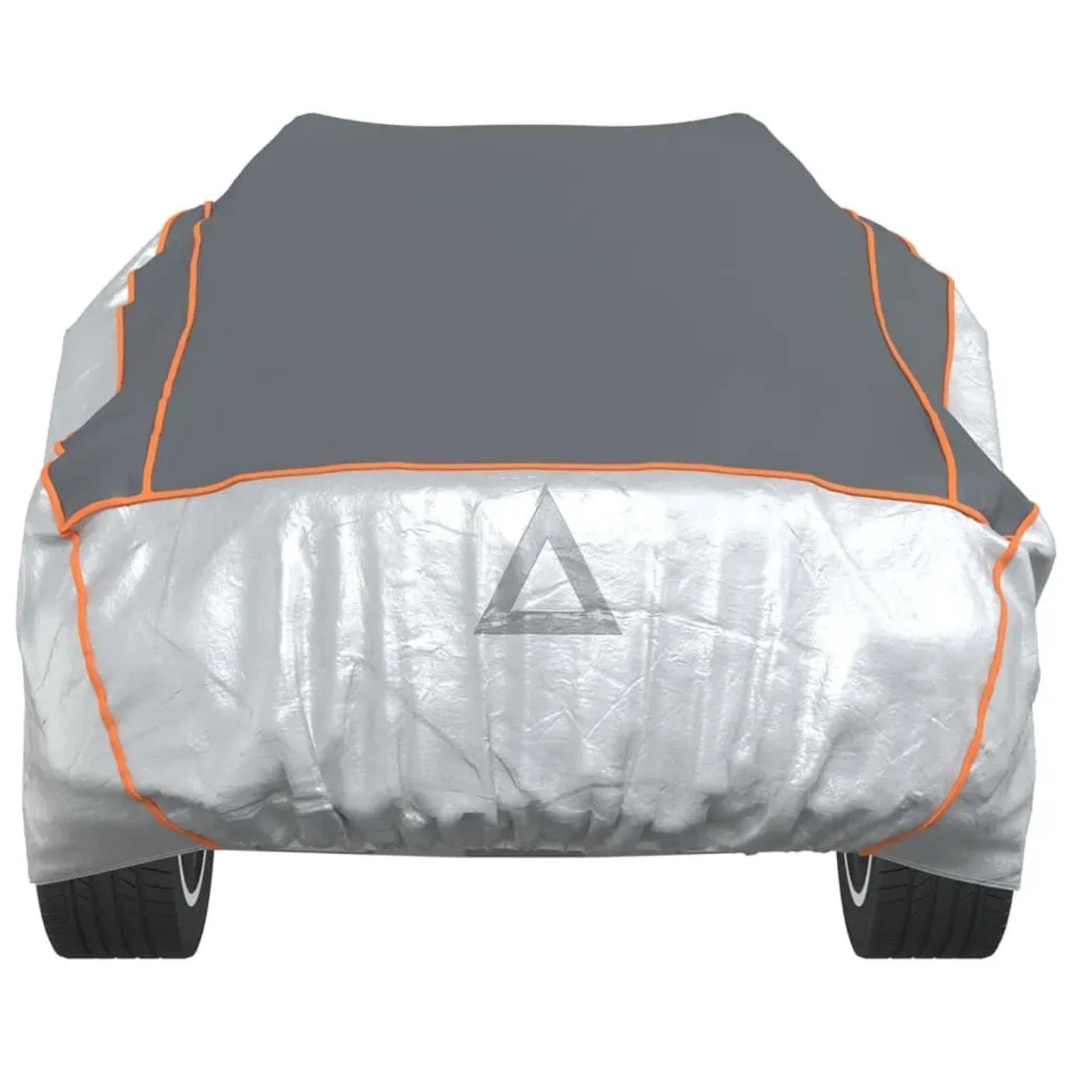 vidaXL Autoabdeckung für SUV, XL, grau/silbern, Hagelschutz, wasserfest, atmungsaktiv.
