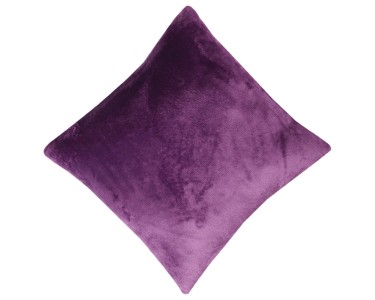 Bodhi2000 Kissenbezug 45x45 Cm Aus Wildlederimitat Violett – Mit Unsichtbarem Reißverschluss Für Sofa & Deko