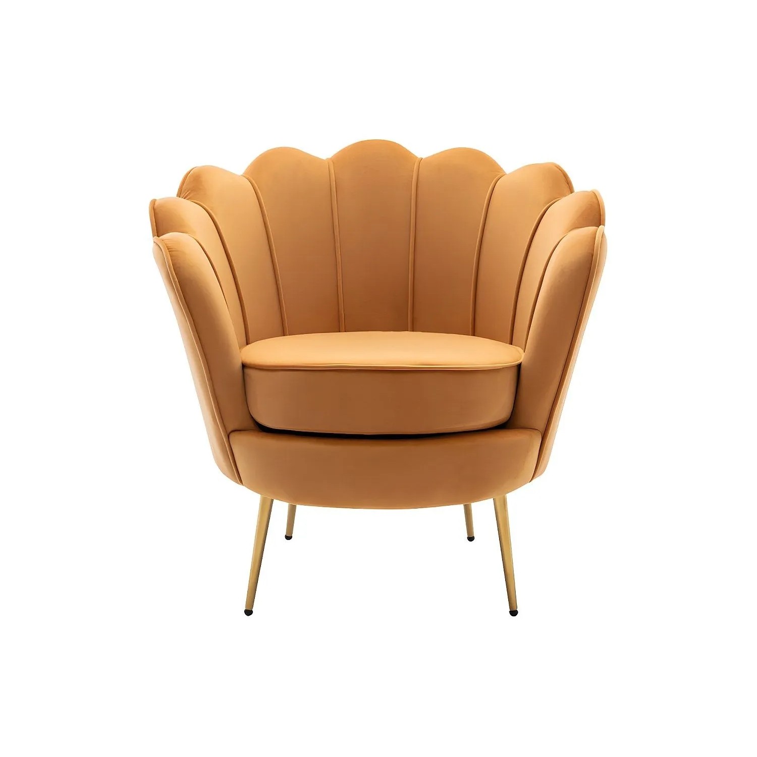 Vente-unique Sessel Mit Gerader Rückenlehne Dandelion Senffarben 78 cm
