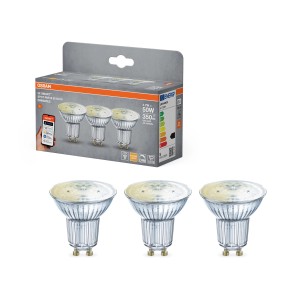 Osram LED-Leuchtmittel GU10 Reflektorform PAR16 Dimmbar 4,7 W 350 lm 3er-Pack