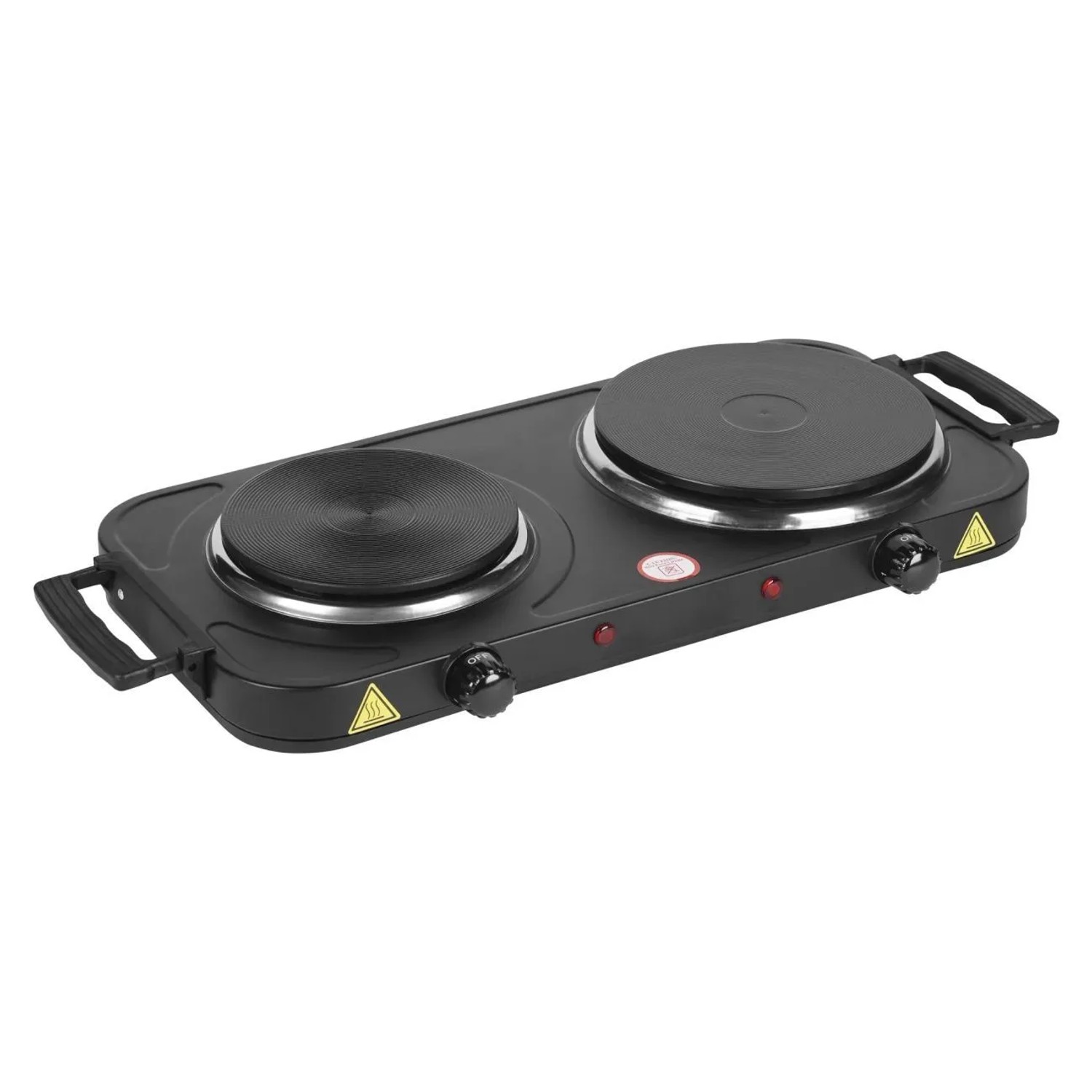 Westfalia Doppelkochplatte 2.000 Watt Schwarz 52 X 22 X 7 Cm
