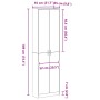 vidaXL Kleiderschrank mit Regal Weiß 55 x 25 x 189 cm Holzwerkstoff 3334008_11