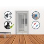 Weißer Easy Life Magnet-Türvorhang Premium 100x220 cm als Insektenschutz.