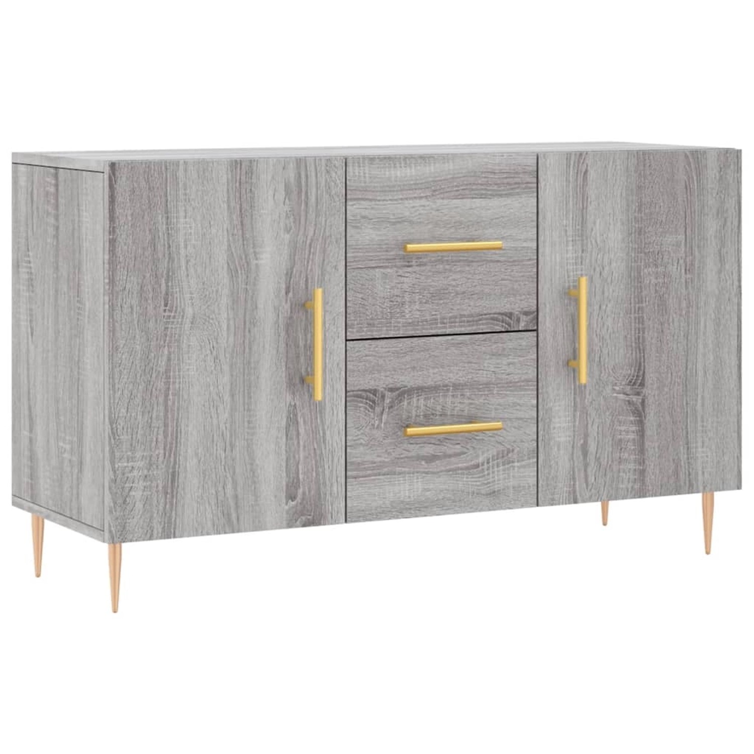 vidaXL Sideboard Grau Sonoma 100x36x60 cm Holzwerkstoff 828162